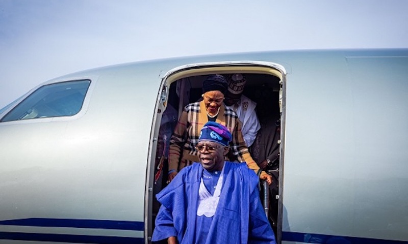Tinubu Returns to Abuja After Abu Dhabi Summit and Paris Break