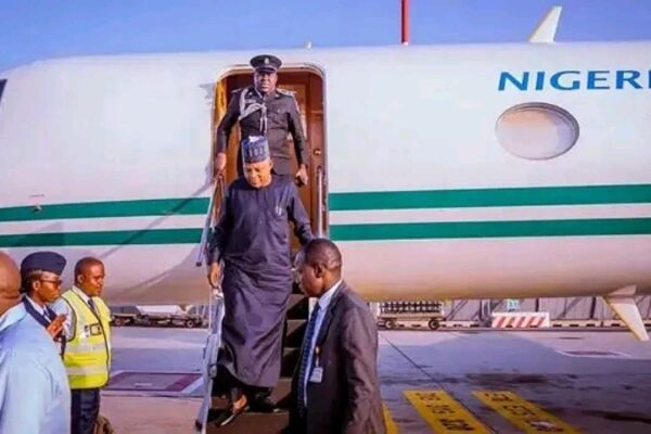 Shettima Back in Abuja After High-Level International Trips