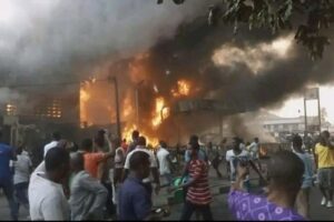 BREAKING: Fire Incident Hits Residential Estate in Lagos