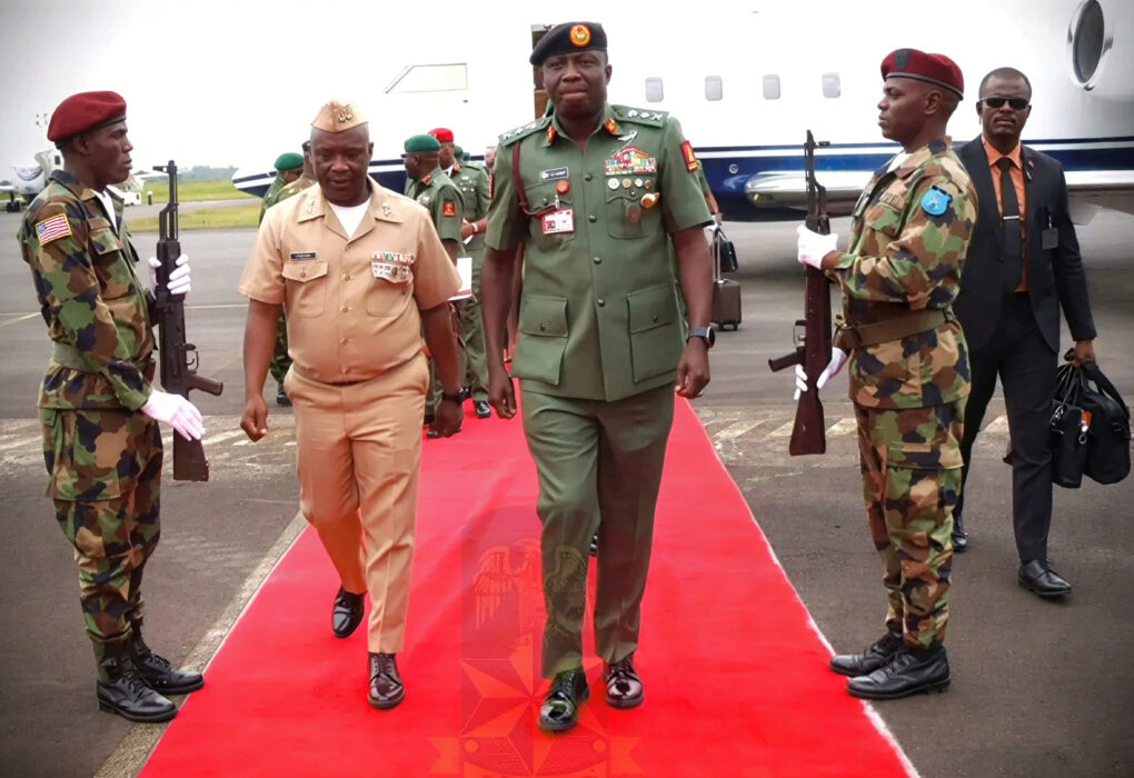 Nigeria’s Army Boss Arrives in Liberia for 69th Armed Forces Day Event