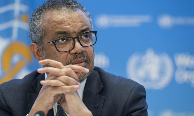 WHO urged the United States to share classified intelligence on the origins of COVID-19