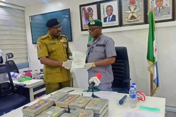 Customs Stops Midnight Cocaine Smuggling, Hands ₦1bn Seizure to NDLEA