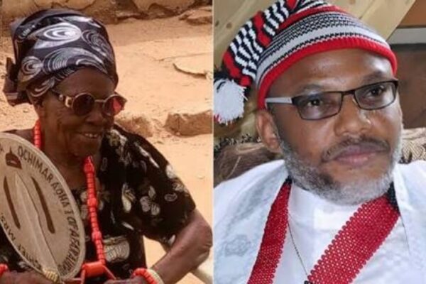 99-Year-Old Woman Pleads With Bola Ahmed Tinubu to Free Nnamdi Kanu Before She Dies