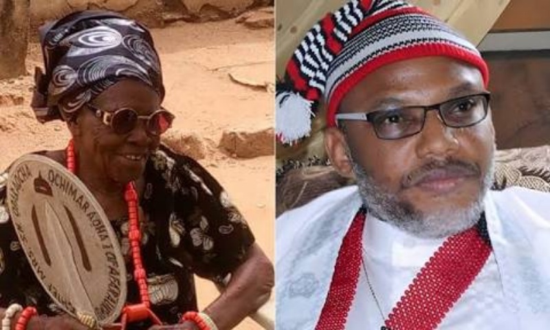 99-Year-Old Woman Pleads With Bola Ahmed Tinubu to Free Nnamdi Kanu Before She Dies