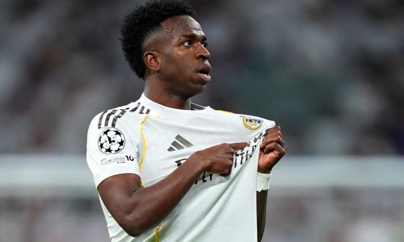 Vinicius Seals Late Win as Real Madrid Beat Benfica 2-1 in UCL Clash