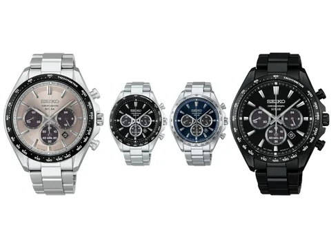 Seiko launches 4 new Selection S chronographs with sapphire crystals, including an all-black variant