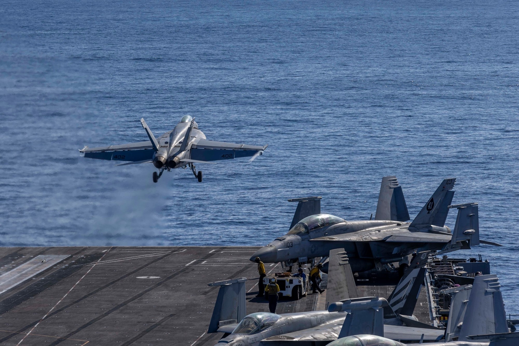 U.S. Says It Shot Down Iranian Drone Headed Toward Aircraft Carrier