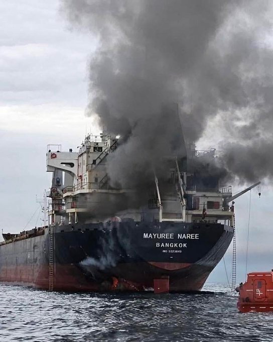 Iran Strikes Thai Ship Attempting To Pass Through the Strait of Hormuz