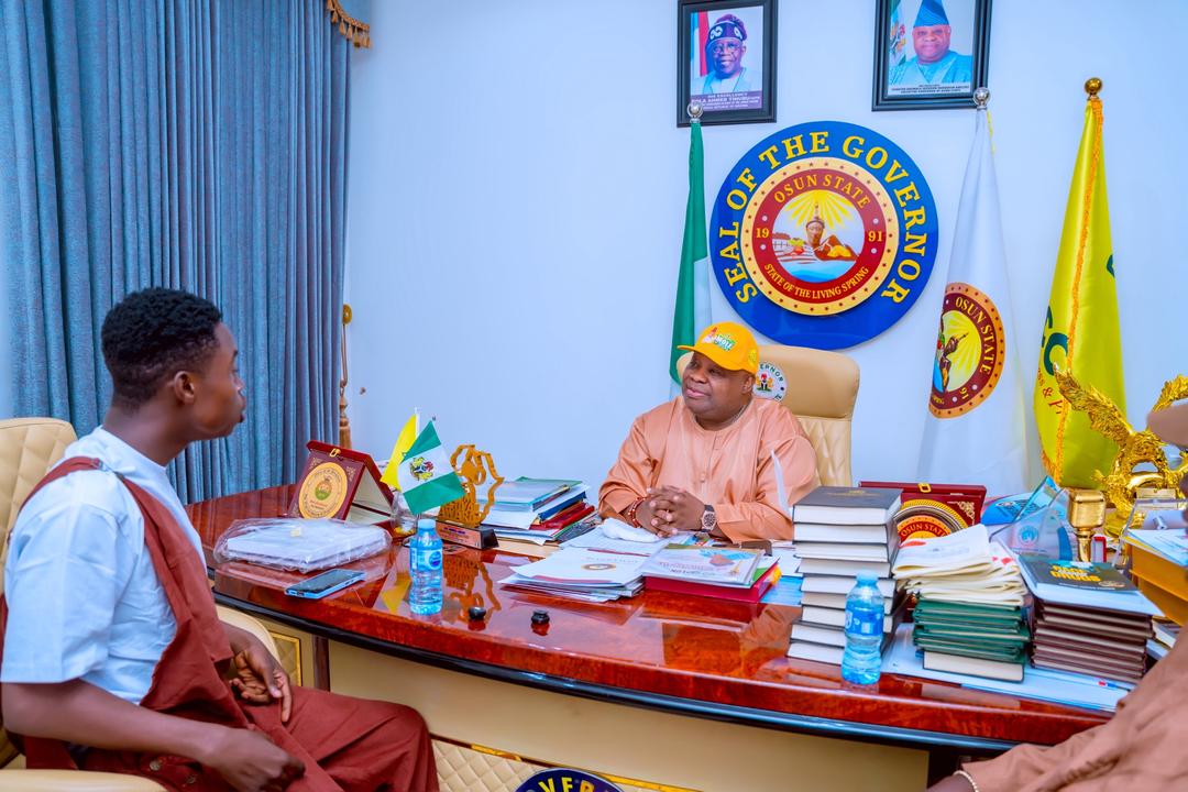 Governor Ademola Adeleke Hosts TikTok Star Peller in Osogbo