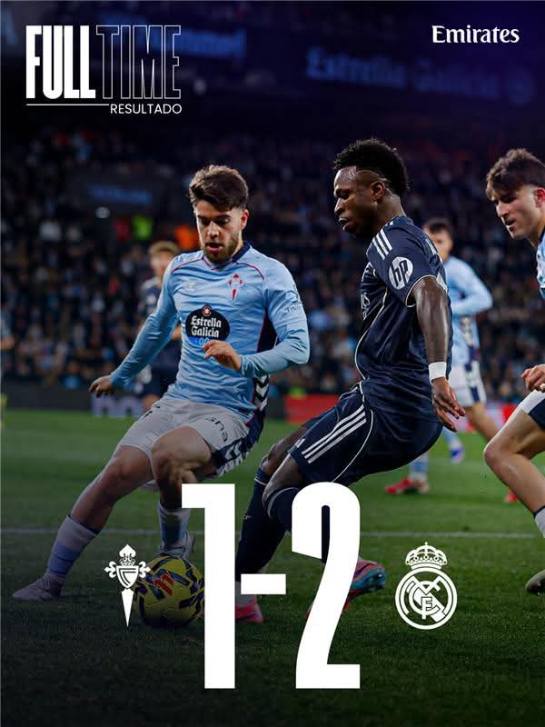 Real Madrid Narrowly Beat Celta Vigo