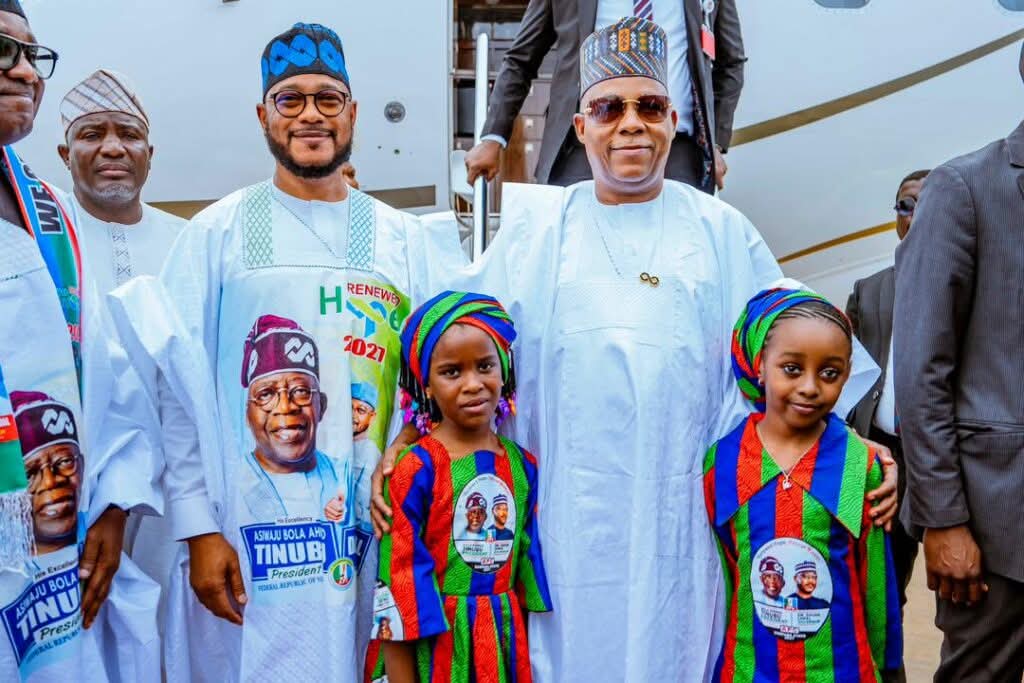 VP Kashim Shettima Receives Governor Lawal into APC