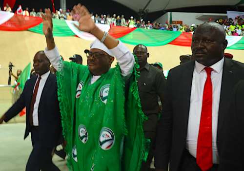 Wike at PDP convention