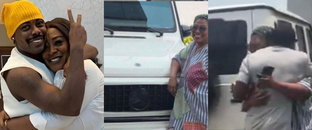 Asake Surprises Mum With G-Wagon for Ramadan