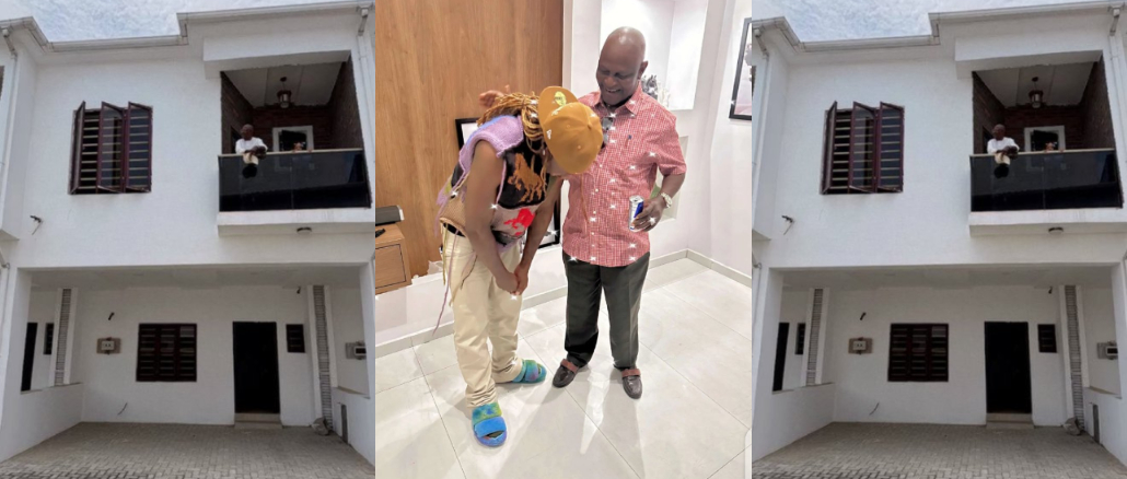 Yhemolee Gifts his Father a Brand New House in Lekki, Lagos State