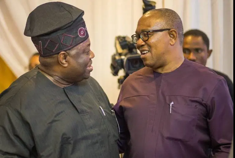 Dele Momodu and Peter Obi