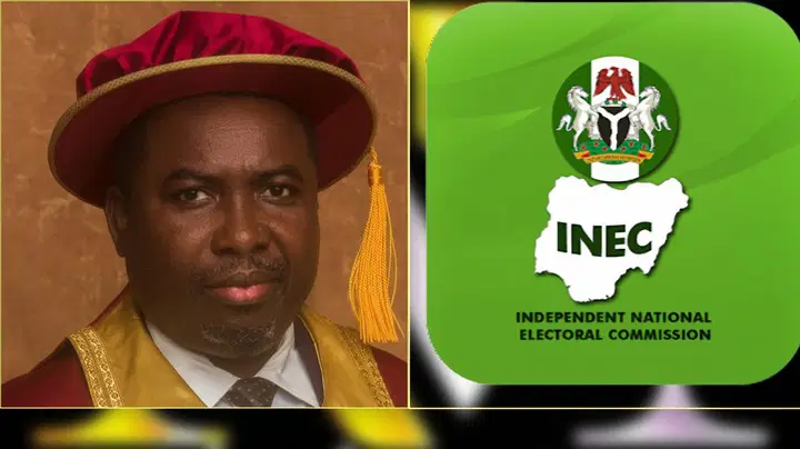 INEC Chairman Prof. Joash Amupitan speaking at a strategic operational meeting in Lagos ahead of the 2027 elections.
